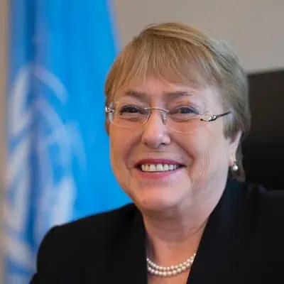 Iván Duque y Juan Manuel Santos compiten por quedarse con la Secretaría de la ONU: Así mueven sus fichas Michelle Bachelet, dos veces presidenta de Chile