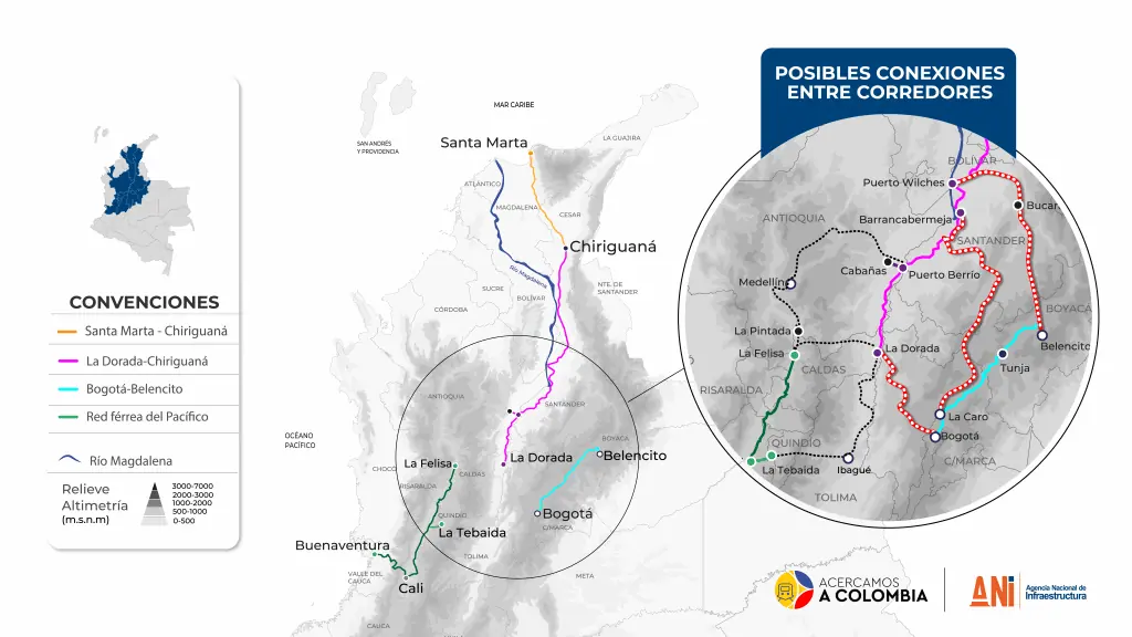 Listos los pliegos definitivos para la conexión ferroviaria entre Bogotá Región y La Dorada-Chiriguaná Pliegos definitivos para la conexión férrea entre Bogotá y la Dorada – Chiriguaná