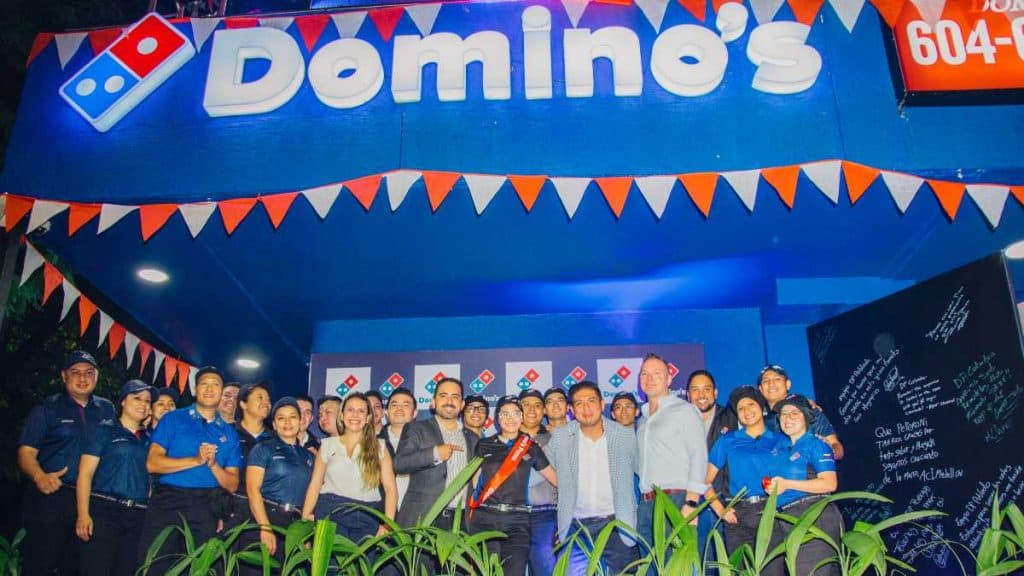 Reinauguración Domino's Pizza en Medellín