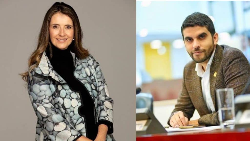 Paloma Valencia y Hernán Cadavid estuvieron a cargo de la réplica de la oposición a Petro