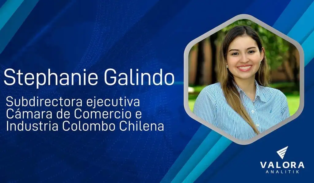 Entrevista | “La experiencia chilena en transición energética puede aportar mucho”: Cámara Colombo Chilena Stephanie Galindo, subdirectora ejecutiva de la Cámara de Comercio e Industria Colombo Chilena