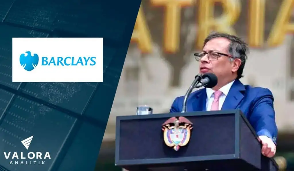 Reconocido banco inglés recomienda invertir en Colombia tras crisis de gobierno Petro Barclays emitió un reporte en el que recomienda invertir tras la crisis del gobierno de Gustavo Petro