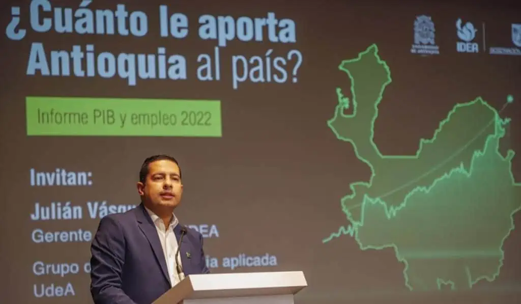 Antioquia supera el 15 % de participación en el PIB en Colombia Antioquia, PIB Colombia