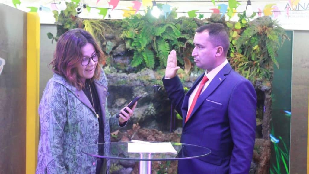 Posesión del nuevo director de la Autoridad Nacional de Acuicultura y Pesca