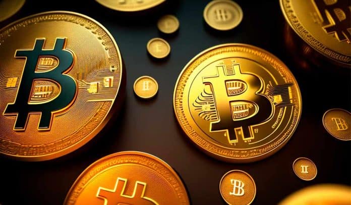 Bitcoin-binance-criptomonedas-criptoactivos Comprar y vender Bitcoin se puede hacer desde la plataforma de Binance. Imagen de @vecstock en Freepik.