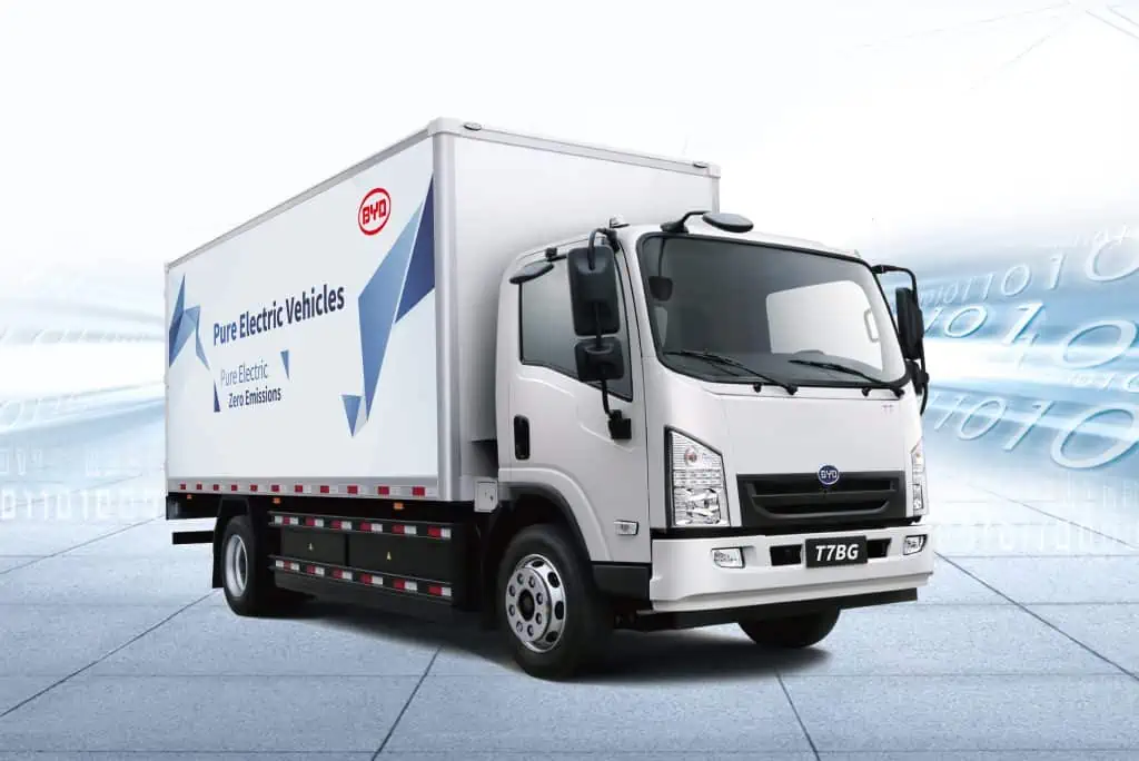 BYD le apuesta a la electrificación del transporte de carga en Colombia Camiones BYD