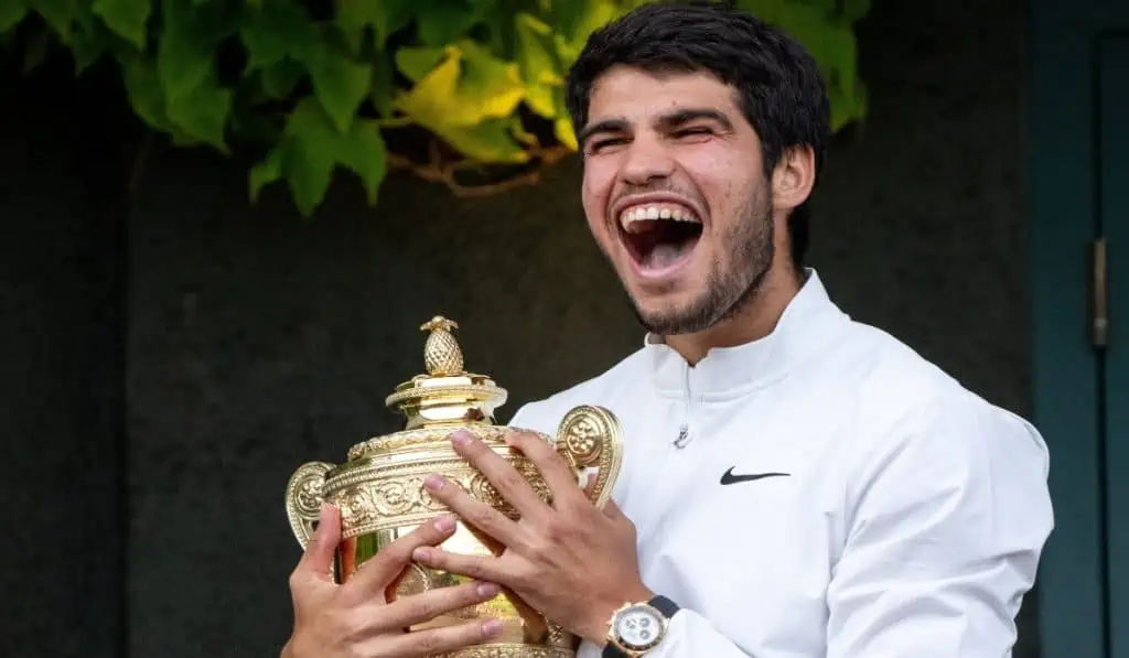 Fortuna de Carlos Alcaraz se valorizó en más de US$50 millones tras ganar el US Open Carlos Alcaraz -Campeón de Wimbledon 2023