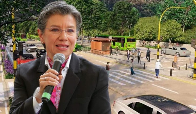 Claudia López y Corredor Verde de la Séptima