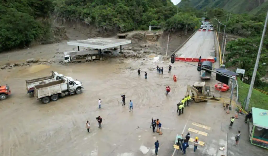 Vía Bogotá - Villavicencio: en esta fecha se reabriría tras crisis en Quetame Crisis Quetame en vía Bogotá Villavicencio julio de 2023