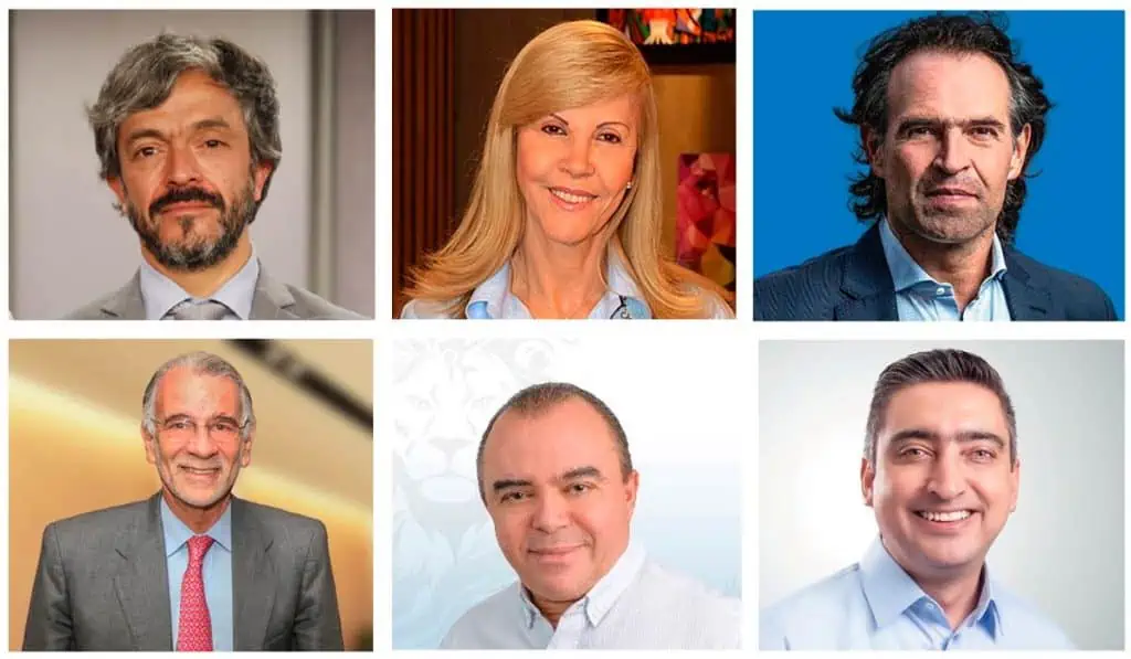 Estos son algunos de los candidatos oficiales a las elecciones Colombia 2023 Estos son algunos de los candidatos de elecciones Colombia 2023
