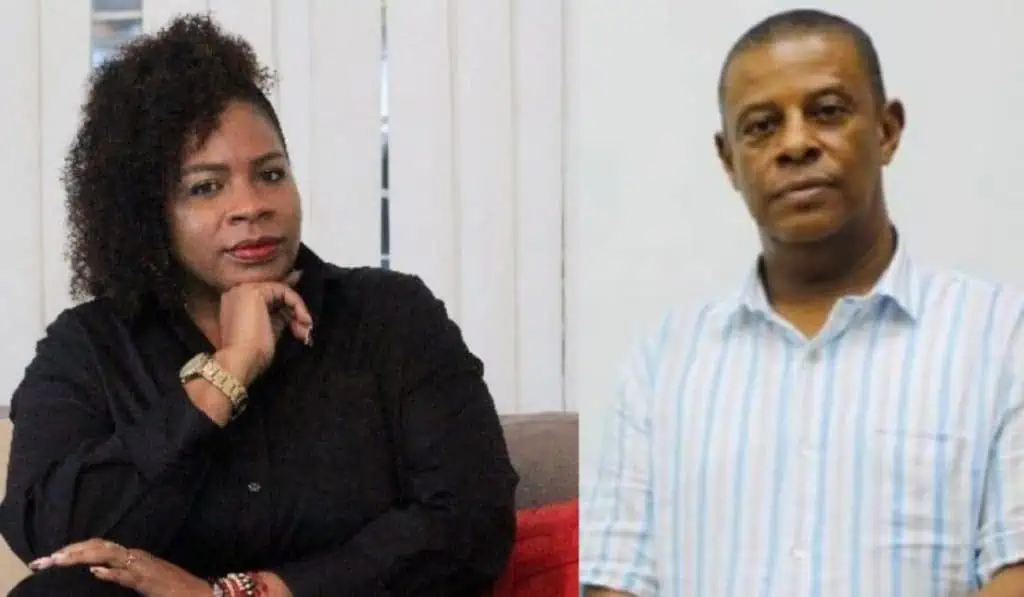 Chocó tiene dos gobernadores: acusan a Ariel Palacios de usurpar el cargo Farlin Perea Rentería, gobernadora (e) y Ariel Palacios Calderón, gobernador electo del Chocó.