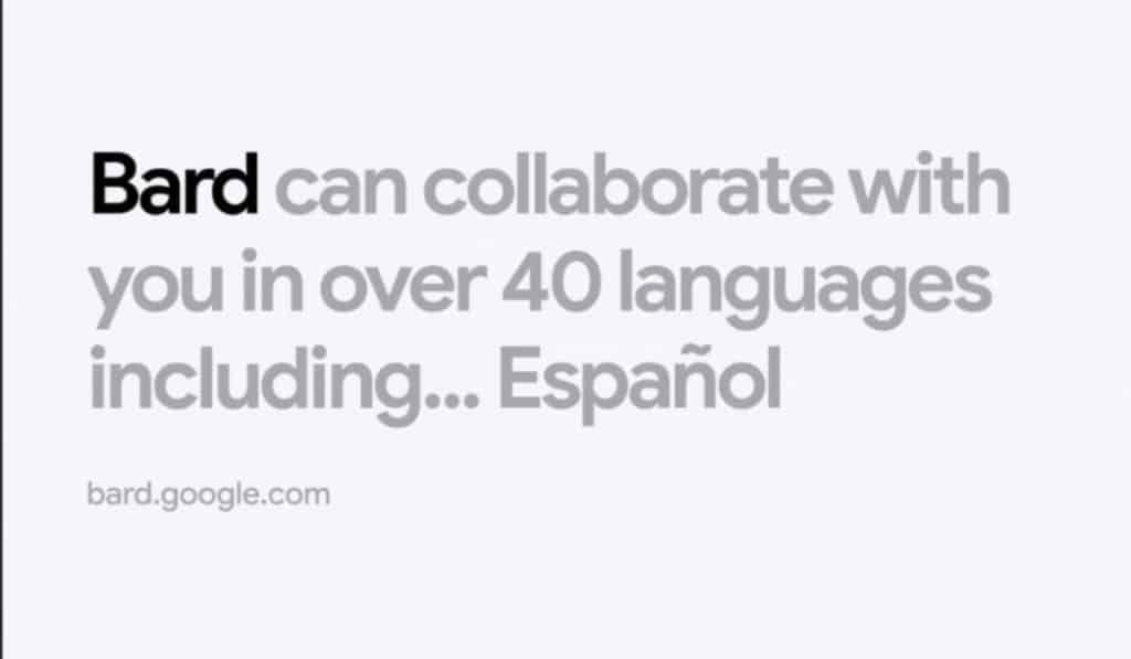 Google lanza Bard en español; ya hay incorporados 40 idiomas