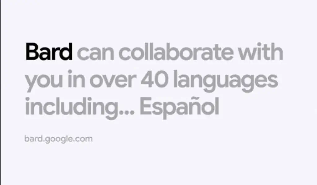 Google lanza Bard en español; ya hay incorporados 40 idiomas Google lanza Bard en español; ya hay incorporados 40 idiomas