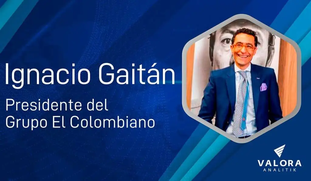 Ignacio Gaitán deja la Presidencia de El Colombiano luego de tres años Ignacio Gaitán, presidente del Grupo El Colombiano