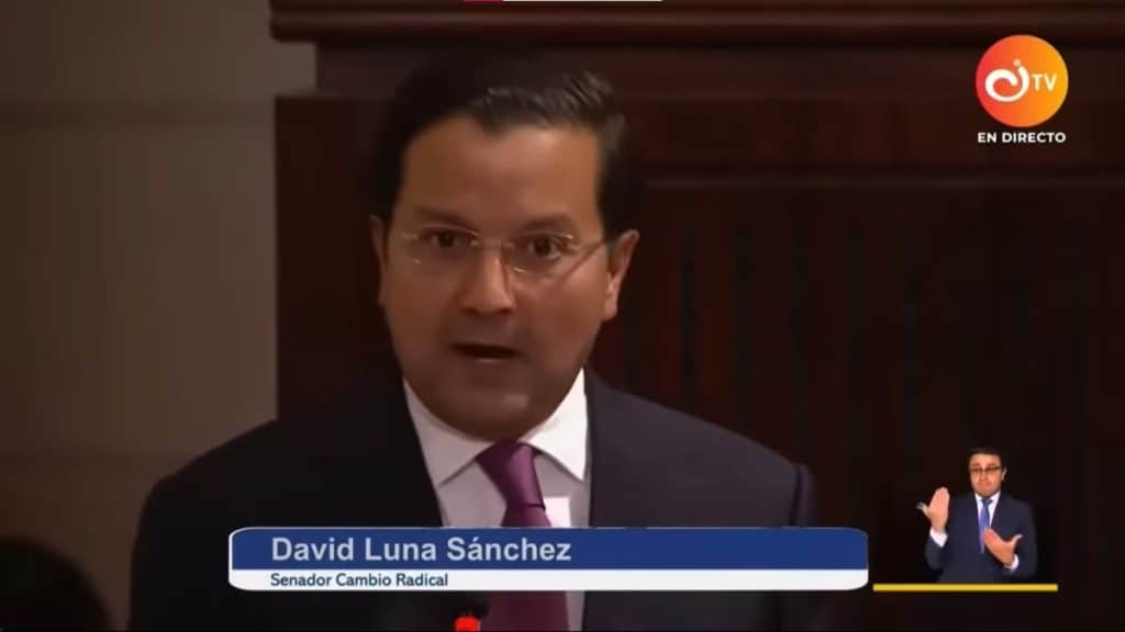 Intervención de la oposicion, David Luna