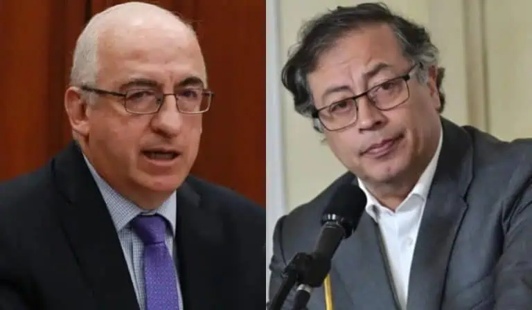 Leonardo Villar y Gustavo Petro