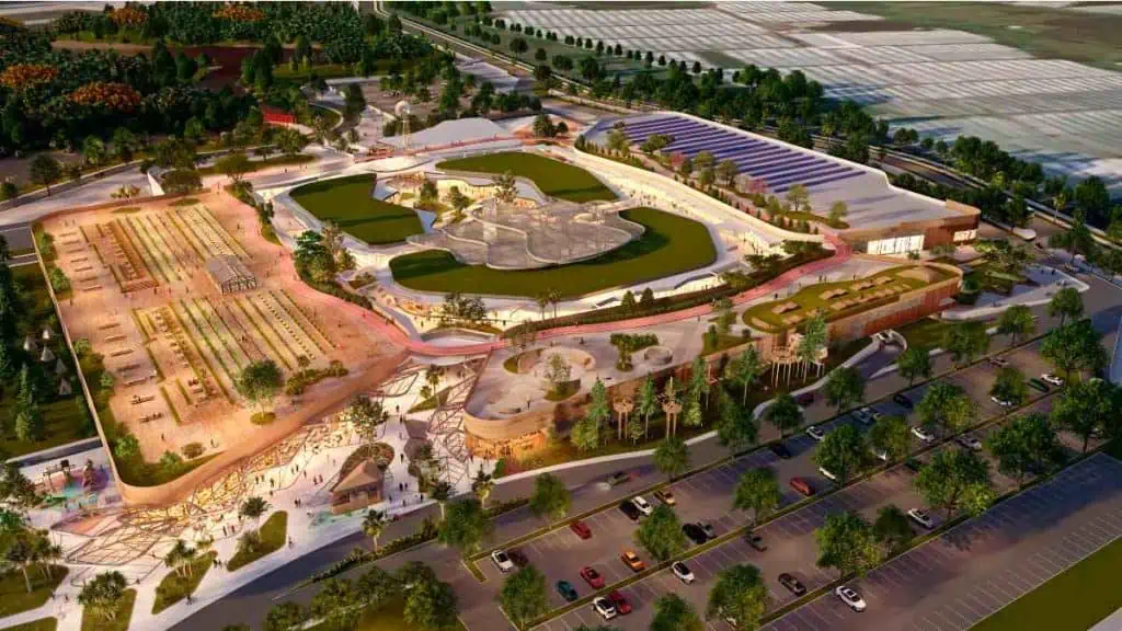 Arquitectura y Concreto da nuevos detalles de sus nuevos centros comerciales en Colombia Parque comercial X-Oriente, proyecto de Arquitectura y Concreto en el oriente antioqueño