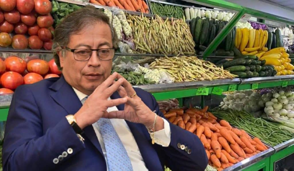 En los últimos meses, el DANE ha reportado caídas en los precios de alimentos en Colombia, como dijo el presidente Petro. Fotos: Presidencia y Valora Analitik
