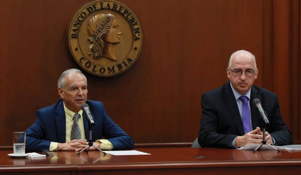 Ricardo Bonilla ministro y Leonardo Villar gerente del Banco de la República