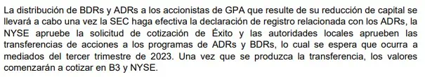Grupo Éxito radica solicitud ante la SEC para cotizar en la Bolsa de Valores de Nueva York Solicitud de Grupo Éxito a la SEC