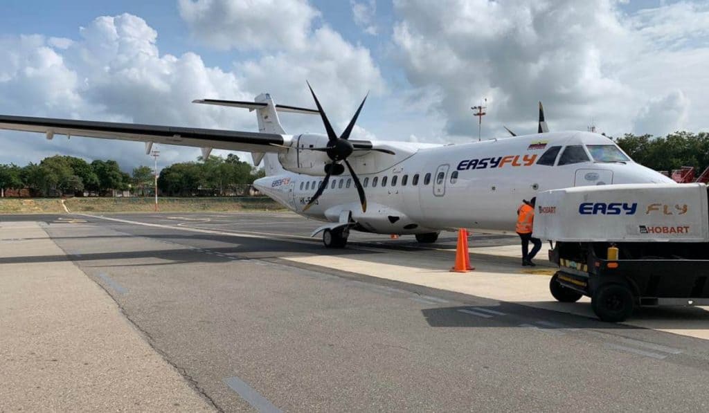 Easyfly abrió nuevos vuelos a Villavicencio para apoyar contingencia en vía. Imagen: Cortesía Easyfly.