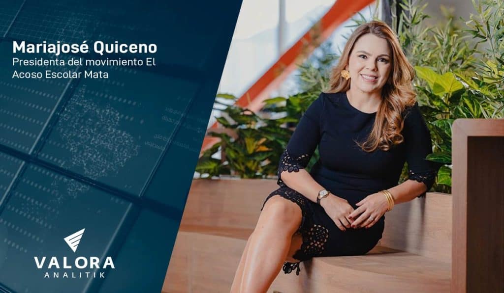 Mariajosé Quiceno, presidenta del movimiento El Acoso Escolar Mata