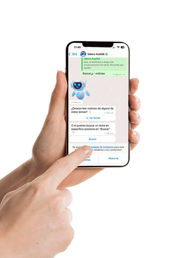 Valeria: el bot noticioso para WhatsApp de Valora Analitik Valeria: el bot noticioso para WhatsApp de Valora Analitik