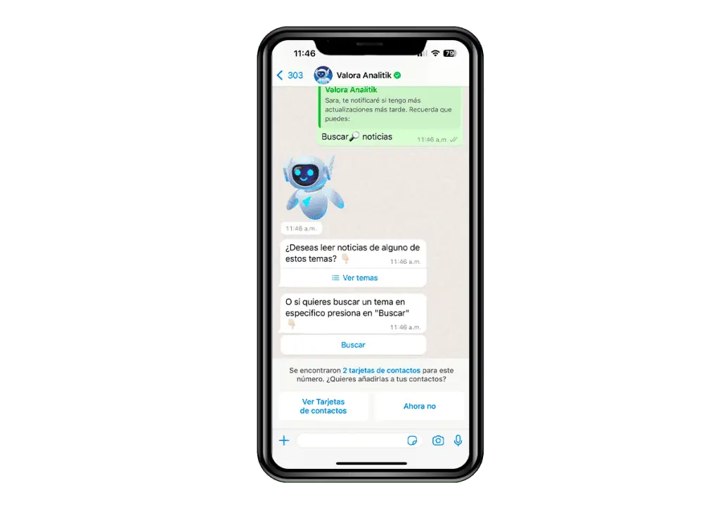 Valora Analitik lanza Valeria: primer bot de noticias personalizadas con IA en Colombia Valeria se adapta a las necesidades de cada usuario y así puede ofrecer respuestas precisas y personalizadas.