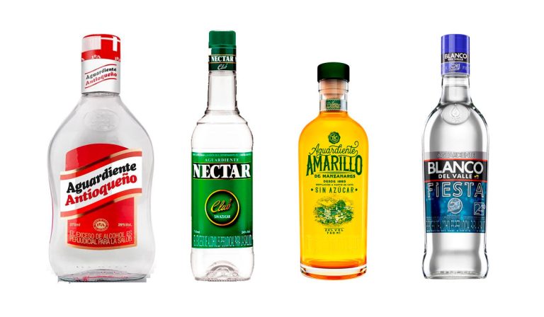 aguardiente amarillo en Colombia