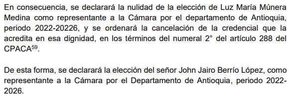 Consejo de Estado Luz María Múnera
