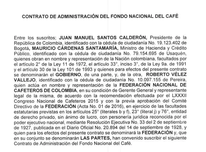 Petro pide reestructurar la Federación Nacional de Cafeteros o retirará el recurso público Contrato Fondo Nacional de Café