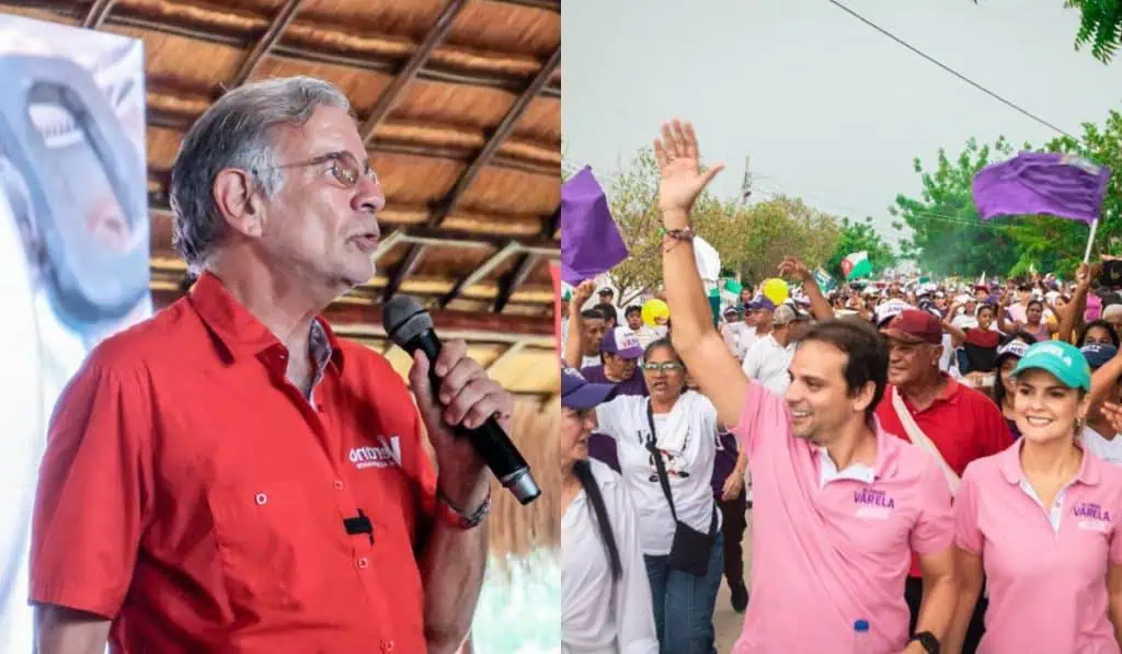 Varela le recorta distancia a Verano en puja por Gobernación de Atlántico Eduardo Verano de la Rosa y Alfredo Varela por la Gobernación de Atlántico