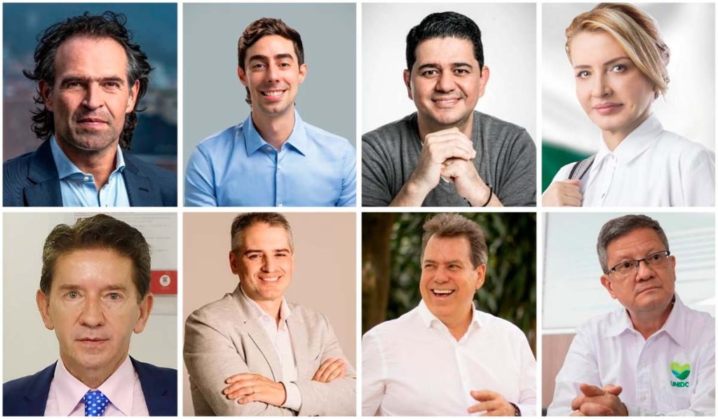 Estos son los principales candidatos a la Alcaldía de Medellín y la Gobernación de Antioquia