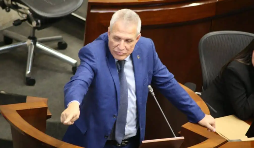Nueva derrota del gobierno Petro en el Congreso de Colombia Senador Germán Blanco del Partido Conservador