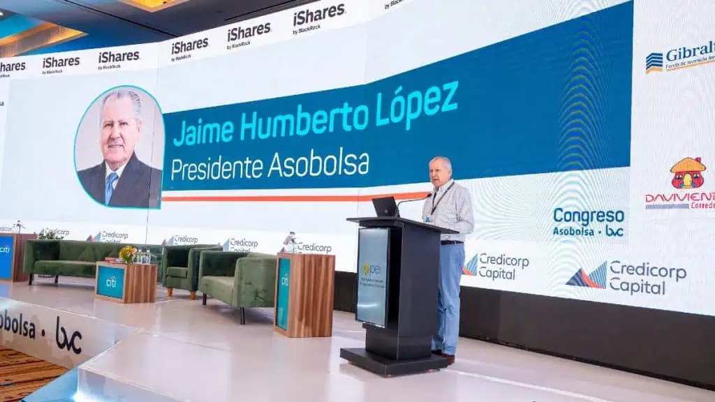 Superintendente financiero reitera que "la bolsa colombiana tiene una infraestructura insuficiente" Jaime Humberto López presidente Asobolsa