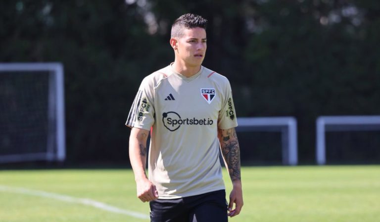 James Rodríguez tendría su debut con Sao Paulo pronto.