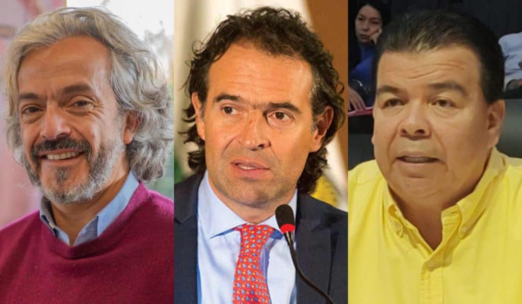 Juan Daniel Oviedo, Federico Fico Gutiérrez y Roberto Chontico Ortiz