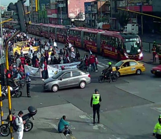Continúan marchas en Bogotá este 31 de agosto: estas son las afectaciones viales