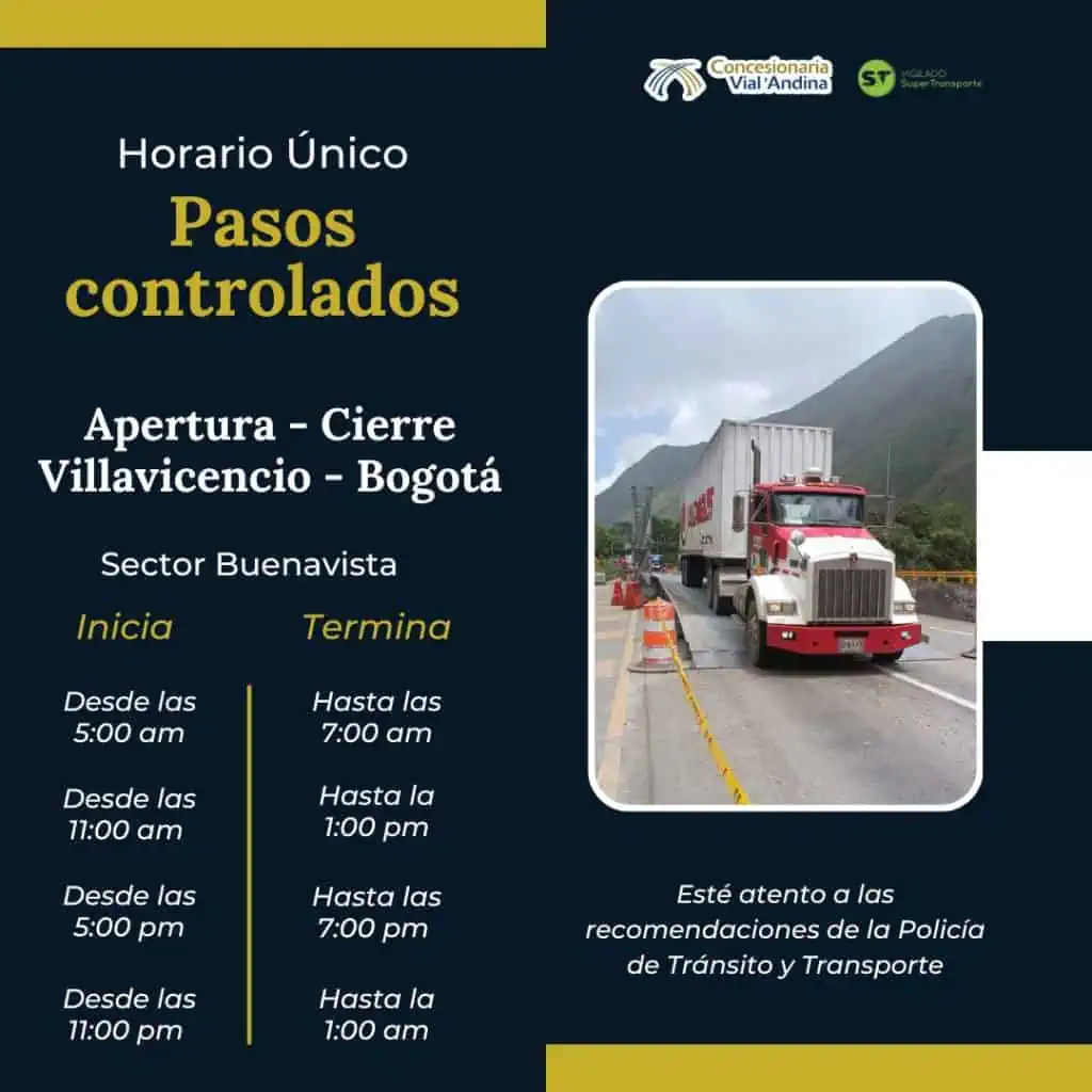 Vía Bogotá - Villavicencio: estas son las restricciones para el puente festivo Pasos de Villavicencio Bogotá