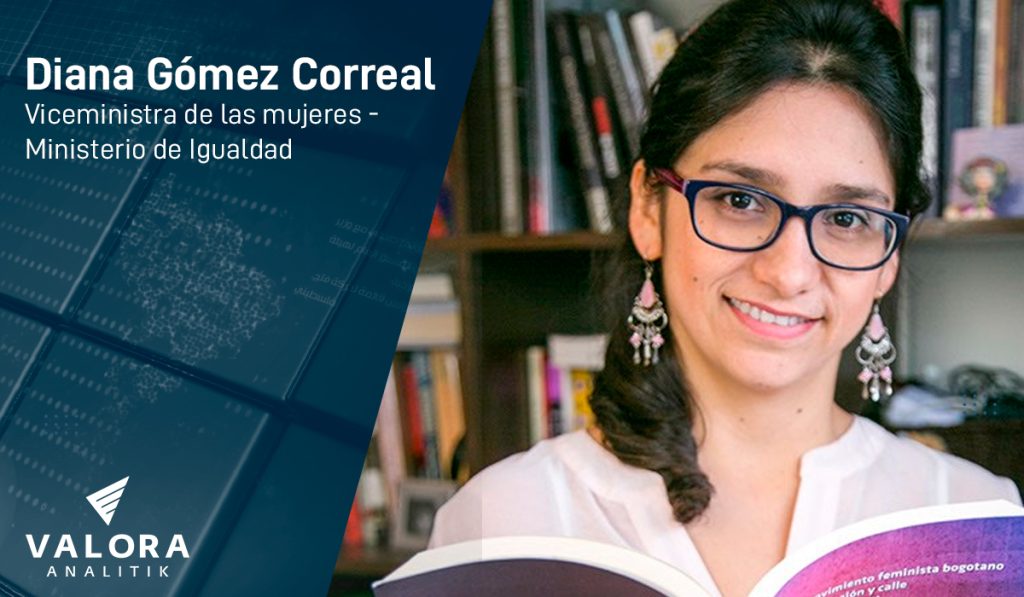Diana Marcela Gómez, viceministra de las mujeres - Ministerio de Igualdad.