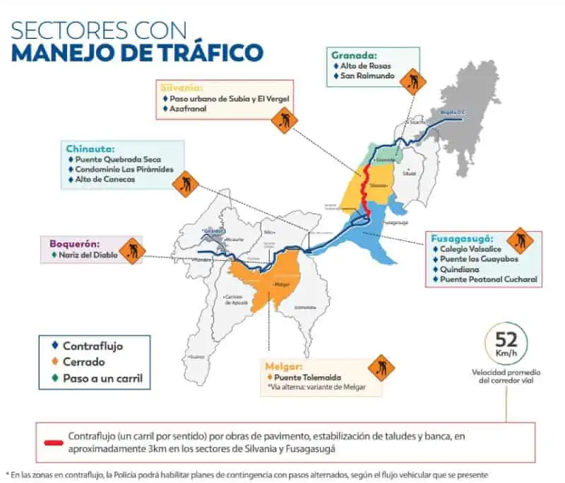 ¿Viajará este 5 de agosto por el festivo? Conozca el plan de movilidad en la vía Bogotá-Girardot por obras Estas son las obras que adelanta Vía 40 Express en la vía Bogotá-Girardot y cómo operará este puente
