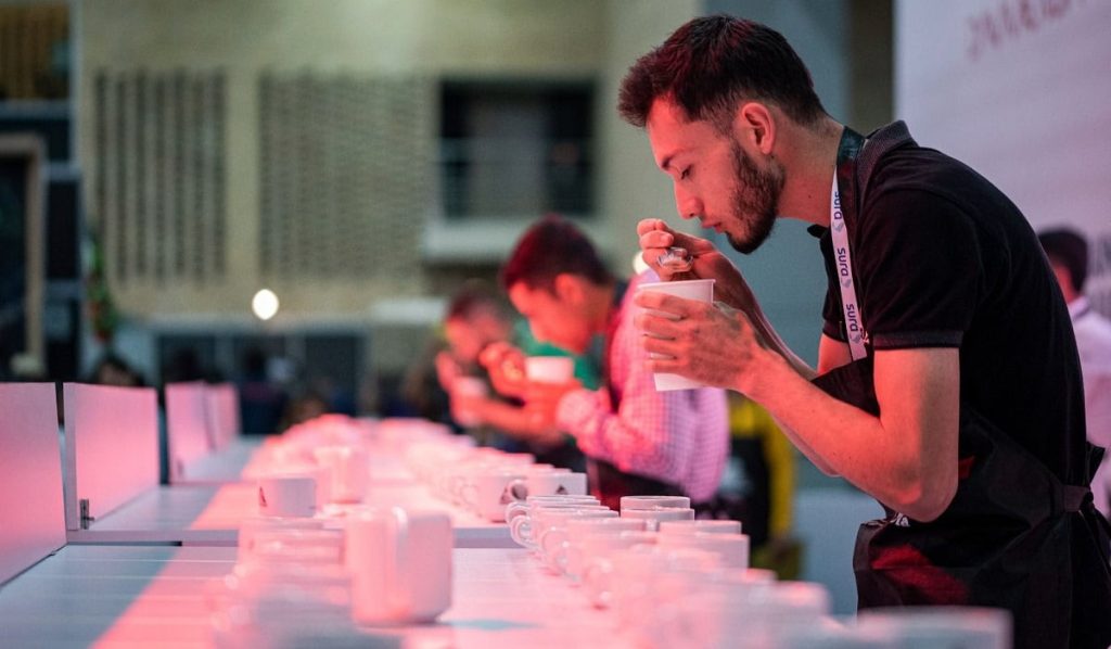 Campeonato Colombiano de Baristas en Cafés de Colombia Expo. Foto: Corferias.