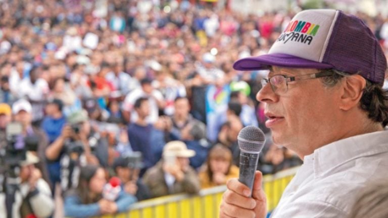 Campaña del ahora presidente de Colombia Gustavo Petro.