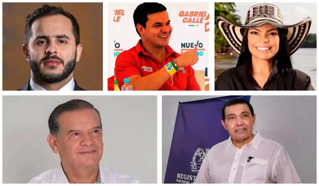 Así va la intención de voto para la Gobernación de Córdoba Candidatos Gobernación Córdoba