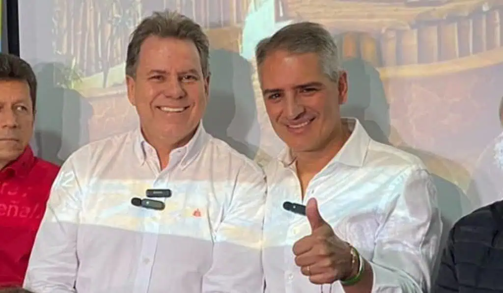 Andrés Julián Rendón logra empate técnico con Luis Pérez por la Gobernación de Antioquia Eugenio Prieto y Andrés Rendón Gobernación de Antioquia