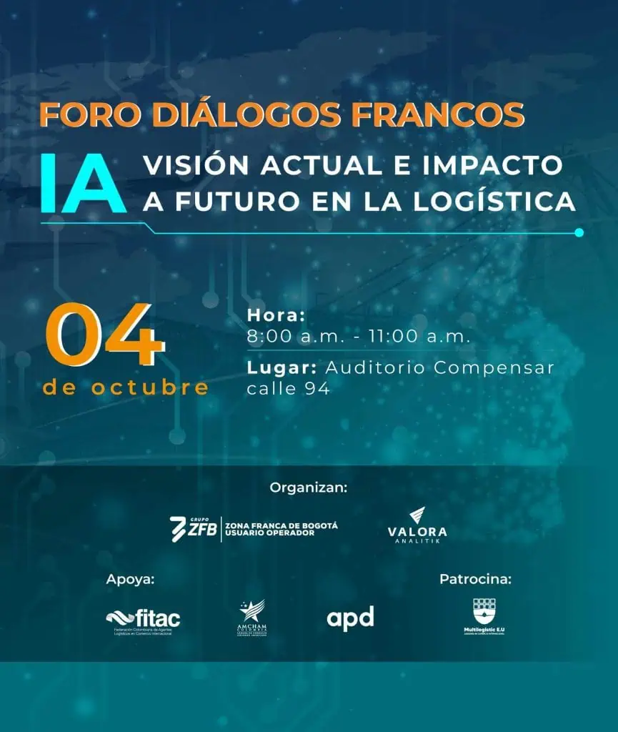 Únase al foro de inteligencia artificial del Grupo ZFB y Valora Analitik Foro de inteligencia artificial del Grupo Zona Franca Bogotá y Valora Analitik