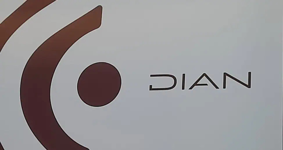 DIAN declaró contingencia en sistema SYGA ante presión de empresas exportadoras Logo de la DIAN en rendición de cuentas.