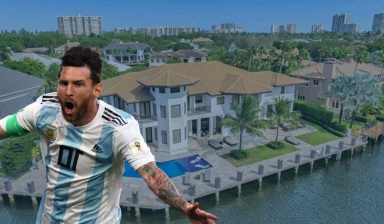 Esta es la casa de Messi en Fort Lauderdale, Florida