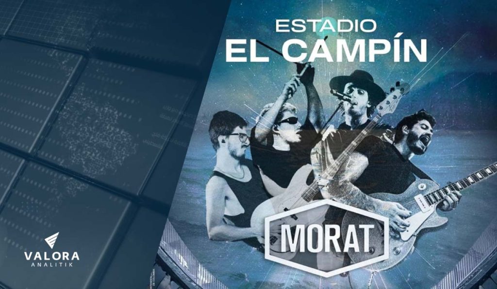 Precios de boletería para ver a Morat en El Campín de Bogotá.