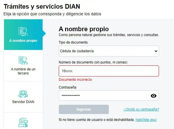 ¿Presentar la declaración de renta en menos de un minuto? DIAN anuncia importante cambio en Colombia Pasos para presentar la declaración de renta en Colombia paso 2